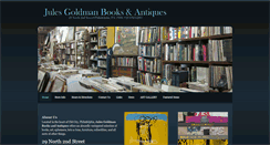 Desktop Screenshot of julesgoldmanbooks.com